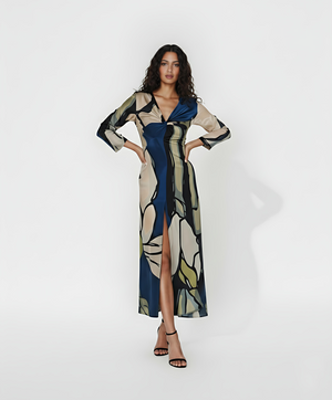 Abstract Elegance Twist dress