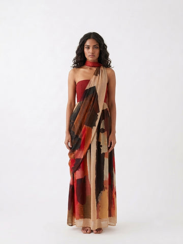Alara Abstract Maxi Dress