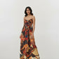 Sunlit Mosaic Maxi Dress