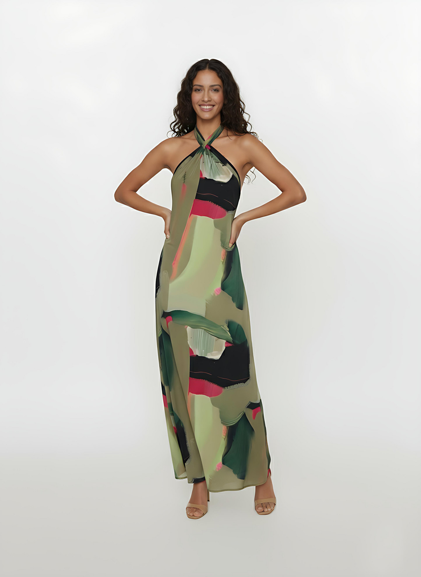 The Abstract Grace Maxi Dress