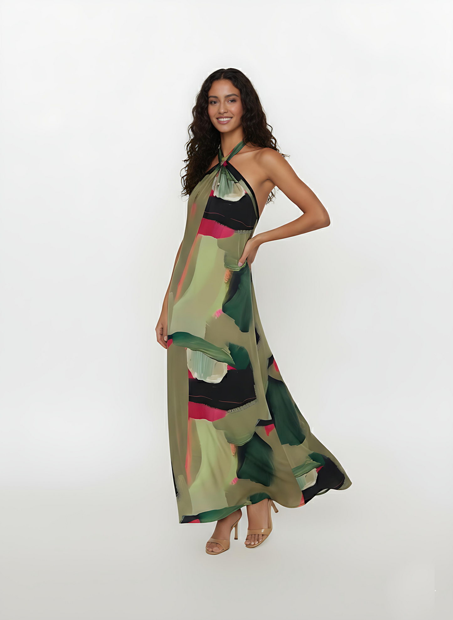 The Abstract Grace Maxi Dress