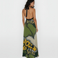 Wild Bloom Halter Gown