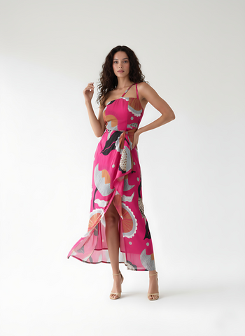 Fuchsia Muse Flow Dress