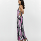 Lilac Noir Halter Maxi Dress