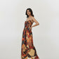 Sunlit Mosaic Maxi Dress