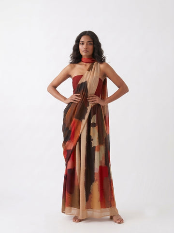 Alara Abstract Maxi Dress