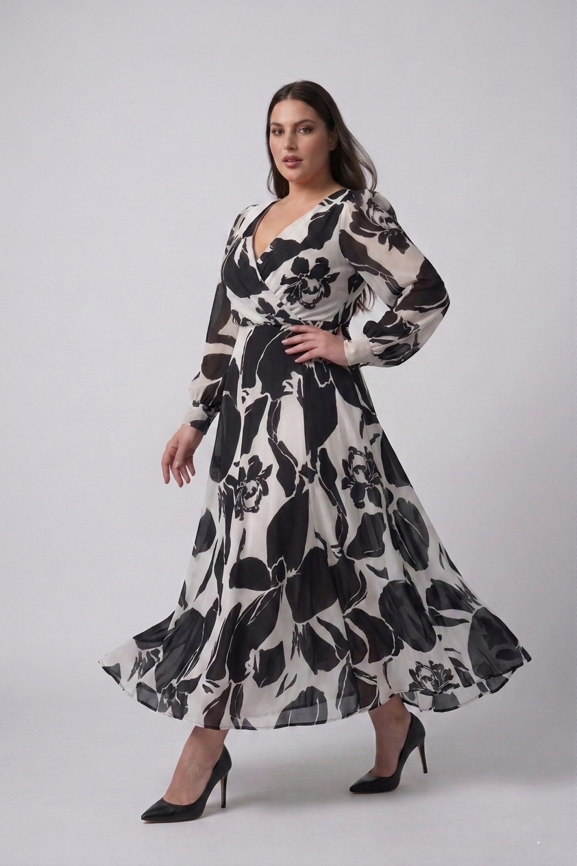 Noir Floral Grace