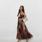Autumn Aura Tie-Waist Dress