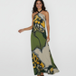 Wild Bloom Halter Gown