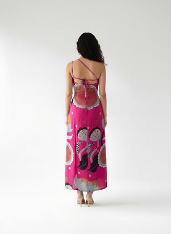 Fuchsia Muse Flow Dress