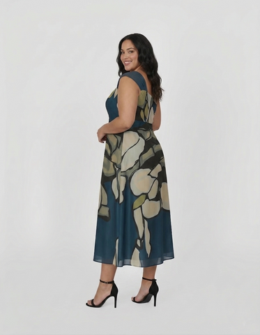 Midnight Floral Dress