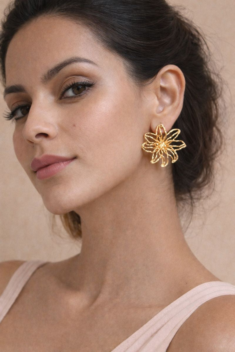 Aurelia Sculpted Bloom Earrings