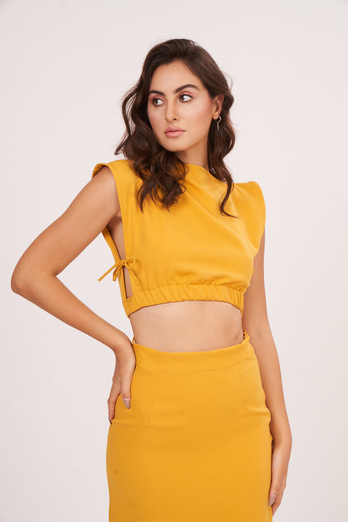 Magnificent Mustard Yellow Square Top