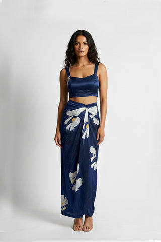 Twilight Floral Knot Co-ord