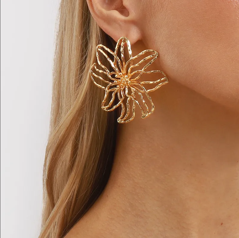 Aurelia Sculpted Bloom Earrings