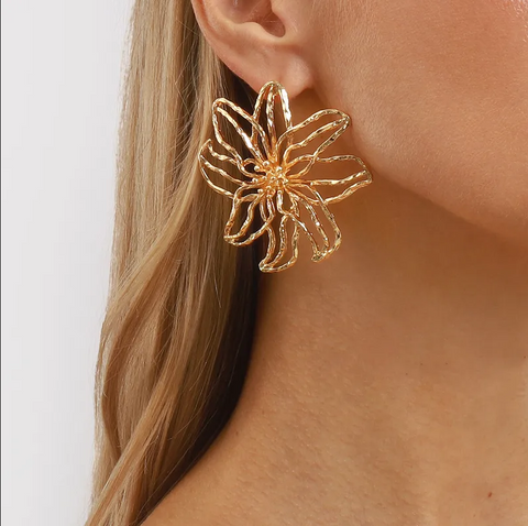Aurelia Sculpted Bloom Earrings