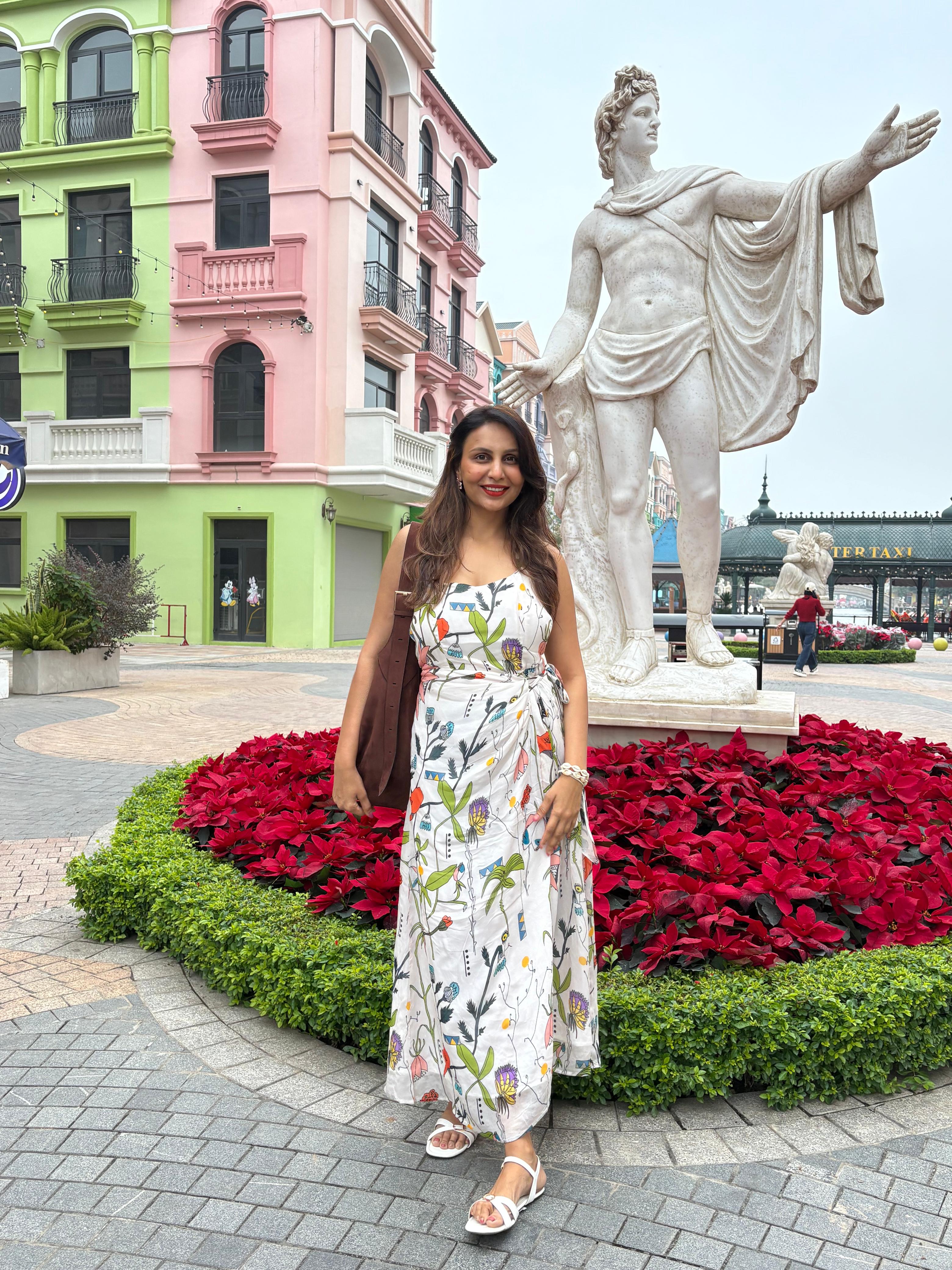 Floral Drift Midi Dress