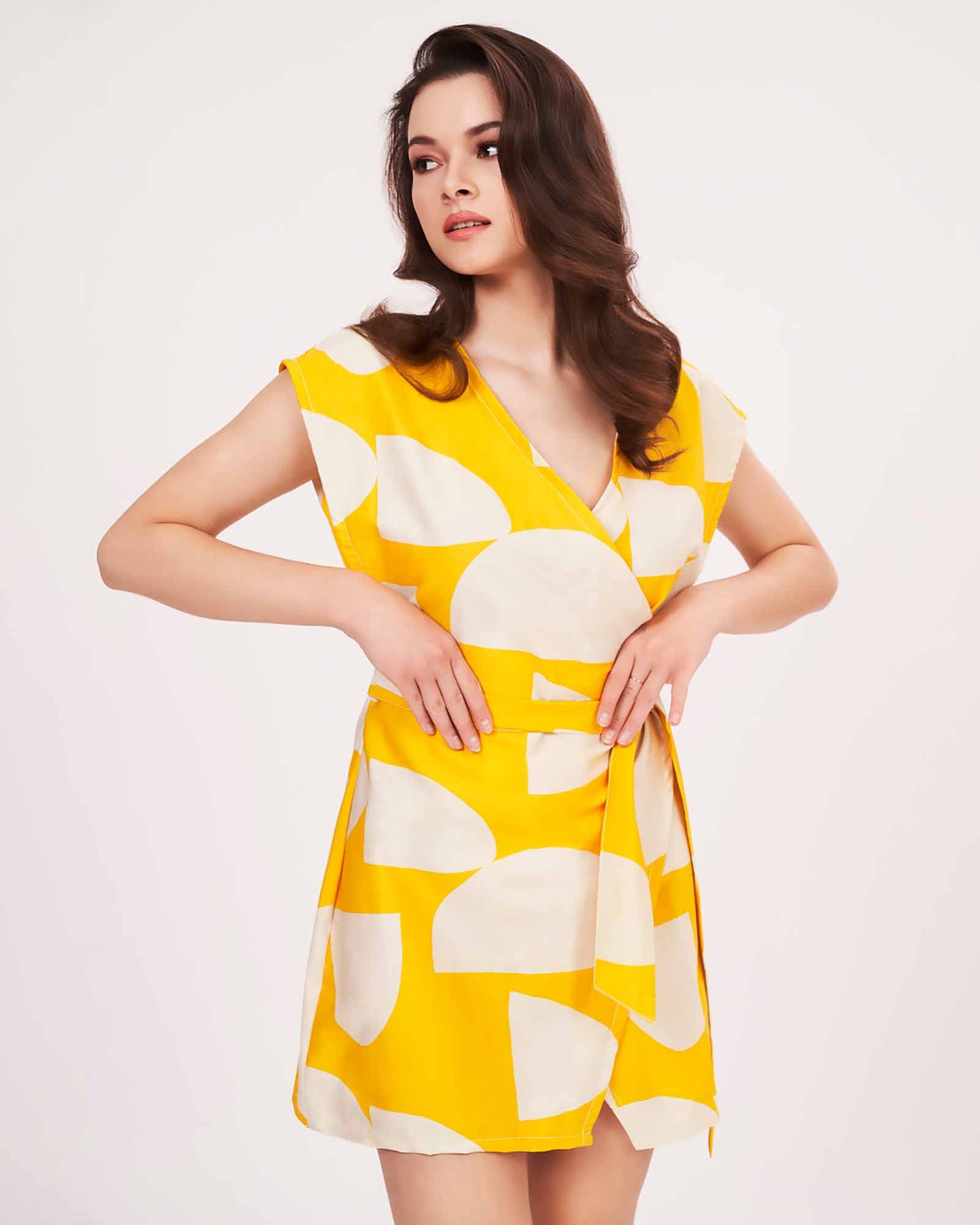 Wrapping Around Sunshine Dress