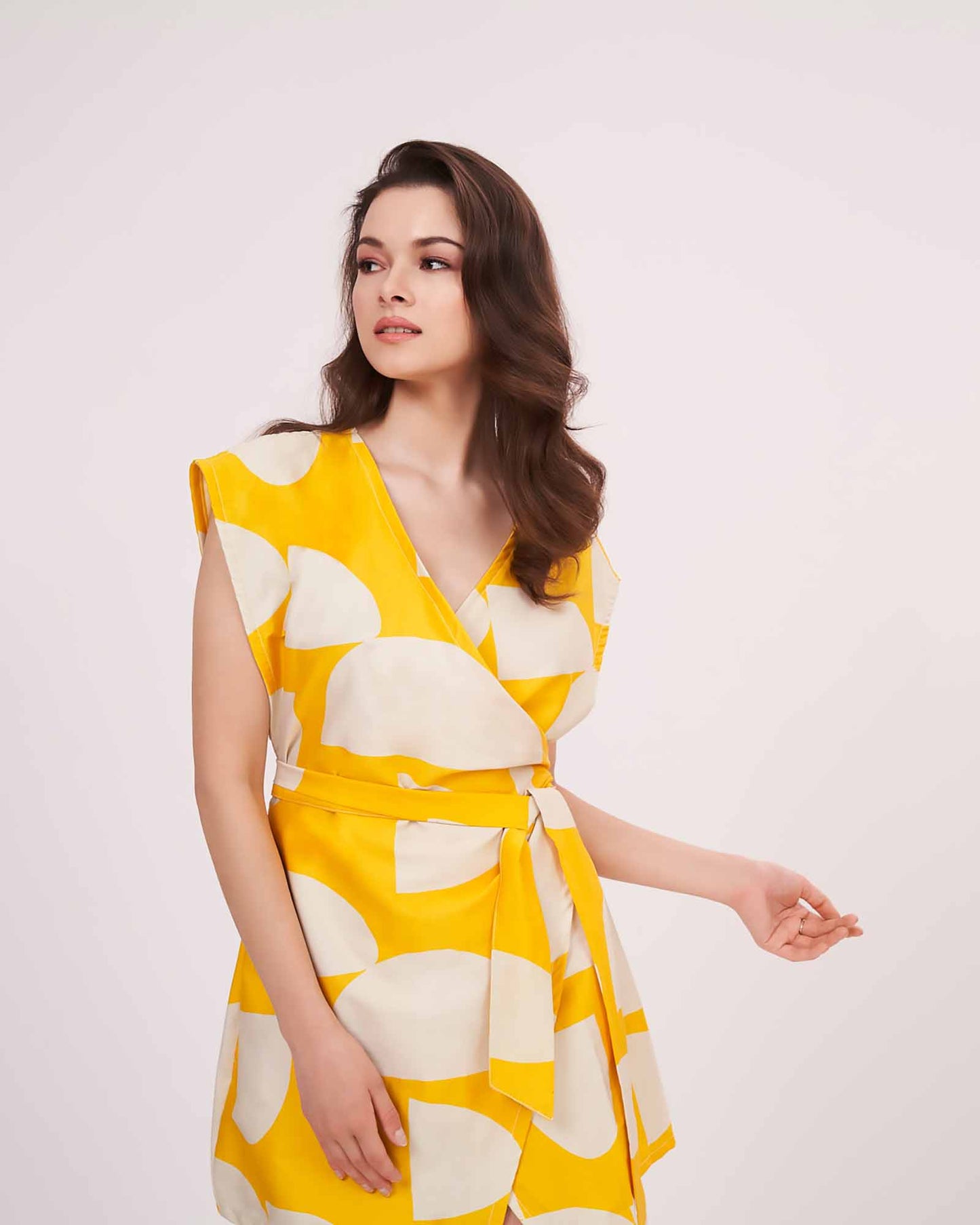 Wrapping Around Sunshine Dress