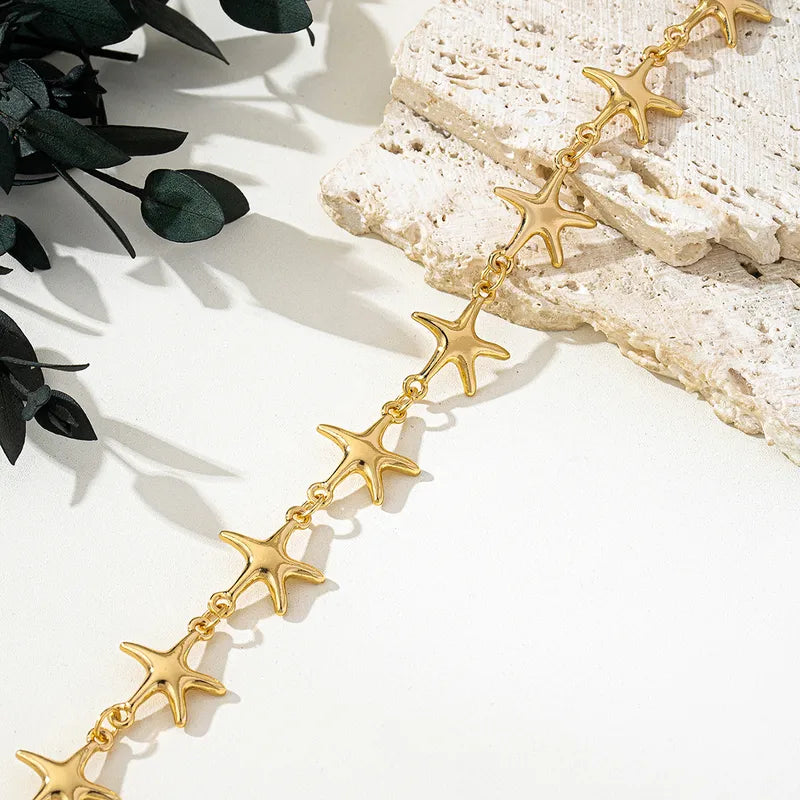 Starfish Chain Anklet