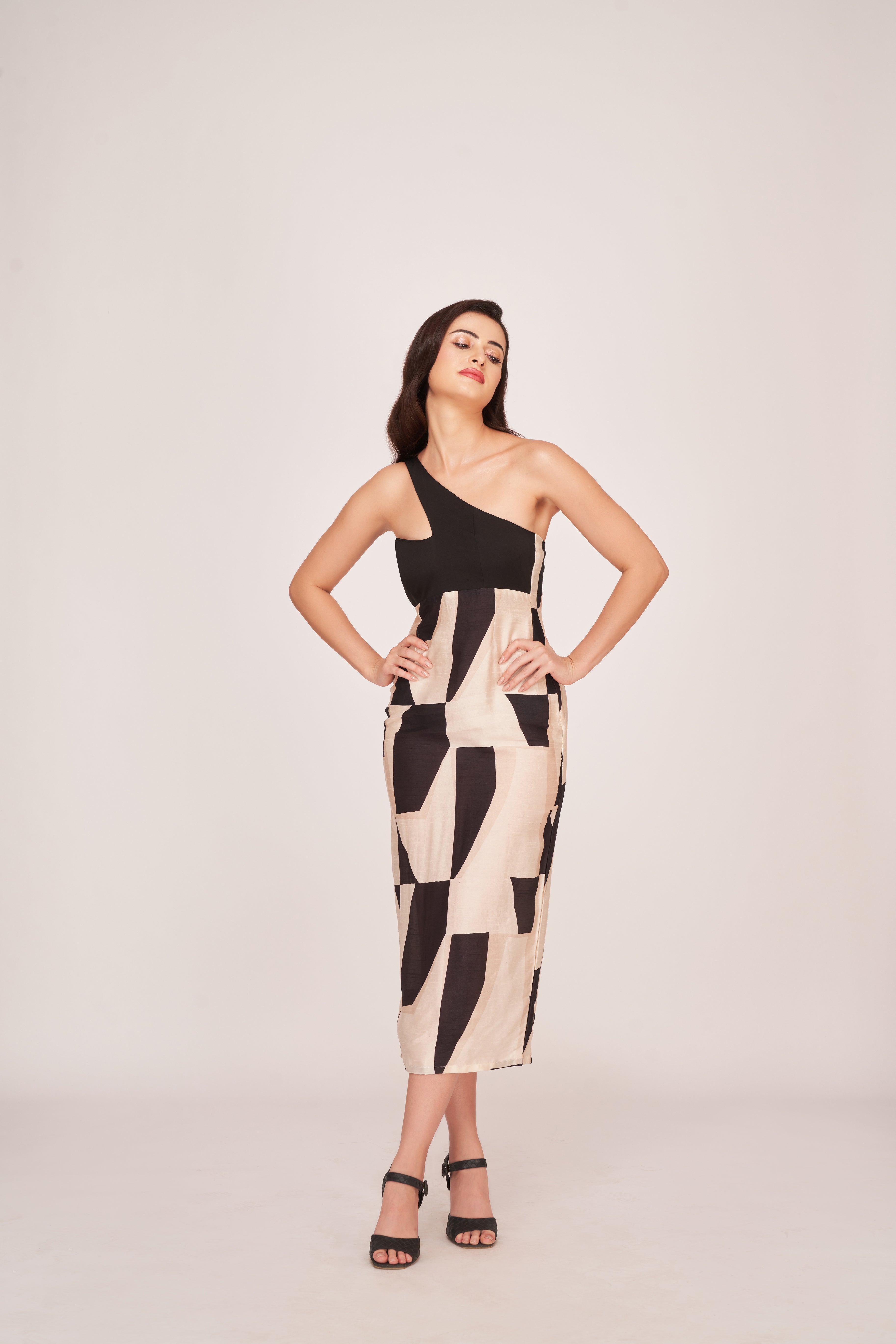 Eternal Chic Abstract Dress