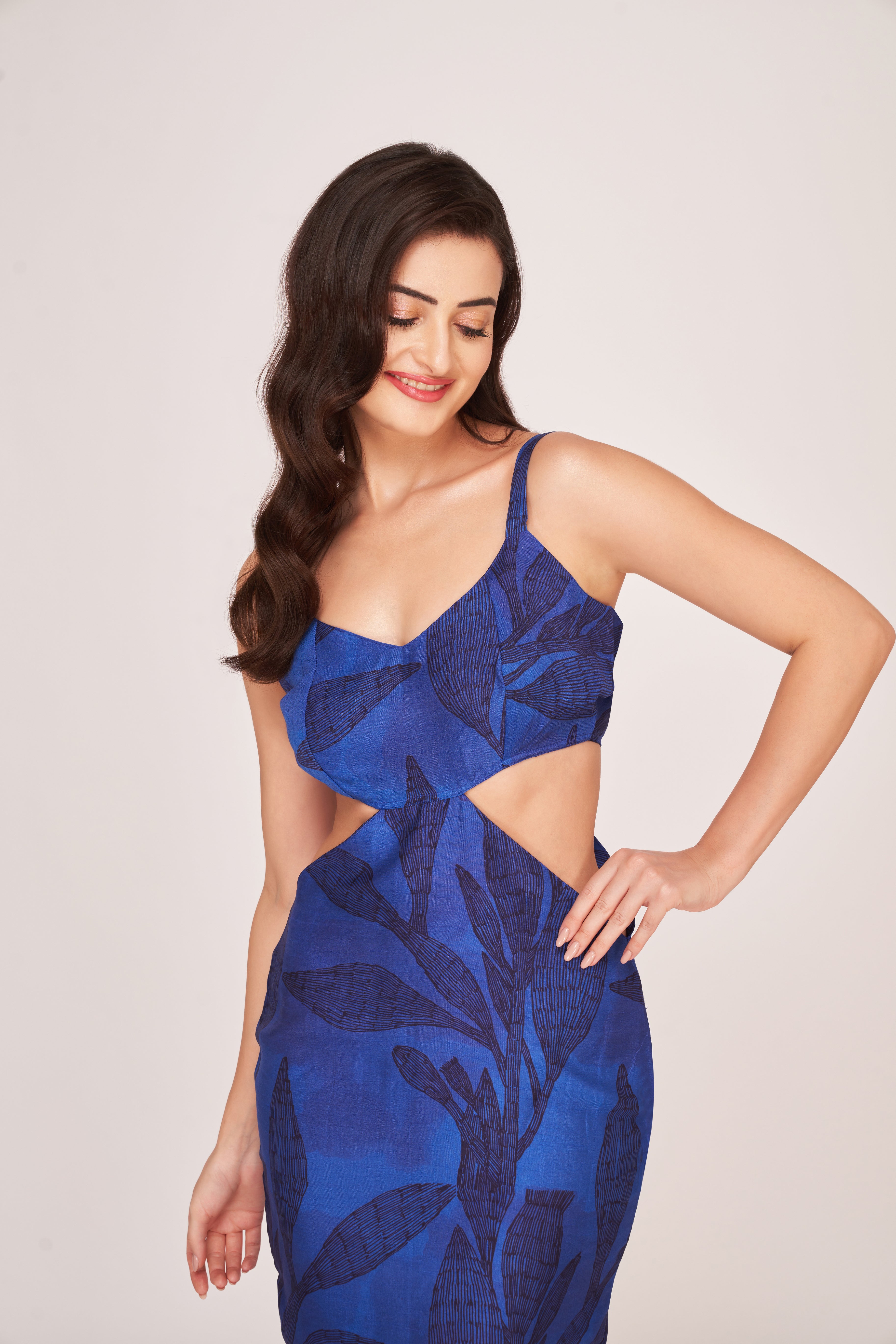 Azure Blossom Elegance