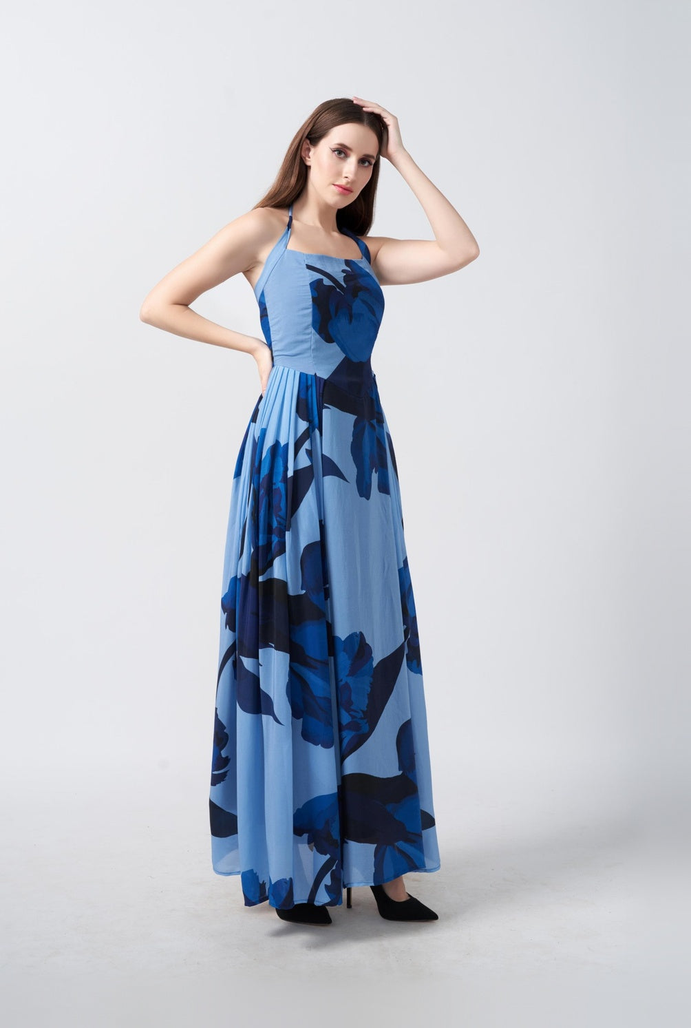 Ocean Breeze Floral Dress