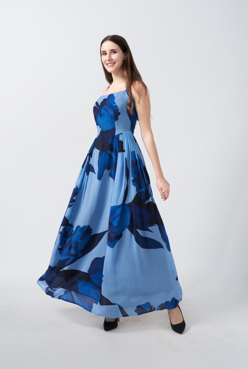 Ocean Breeze Floral Dress