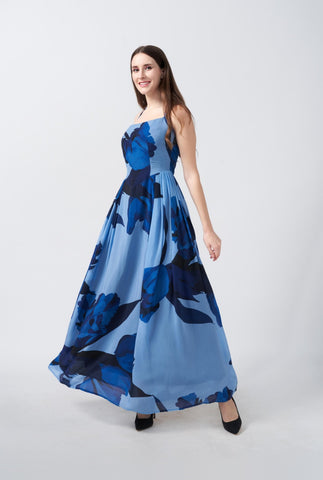 Ocean Breeze Floral Dress