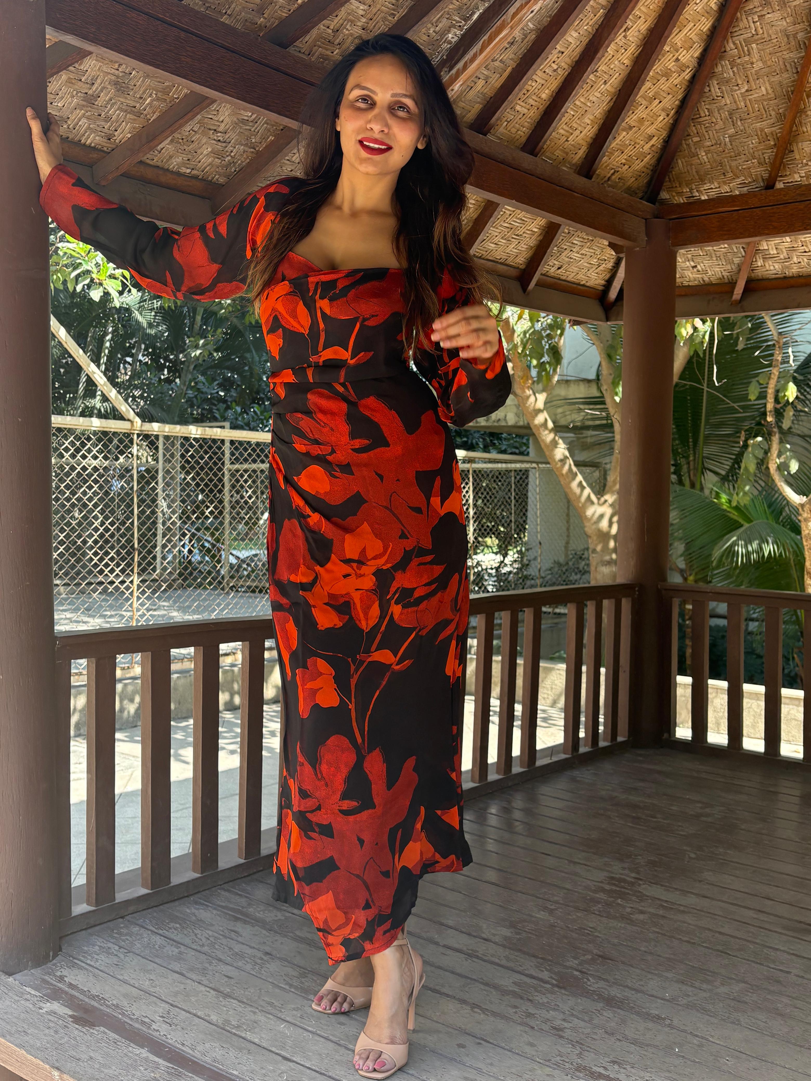 Scarlet Petal Elegance