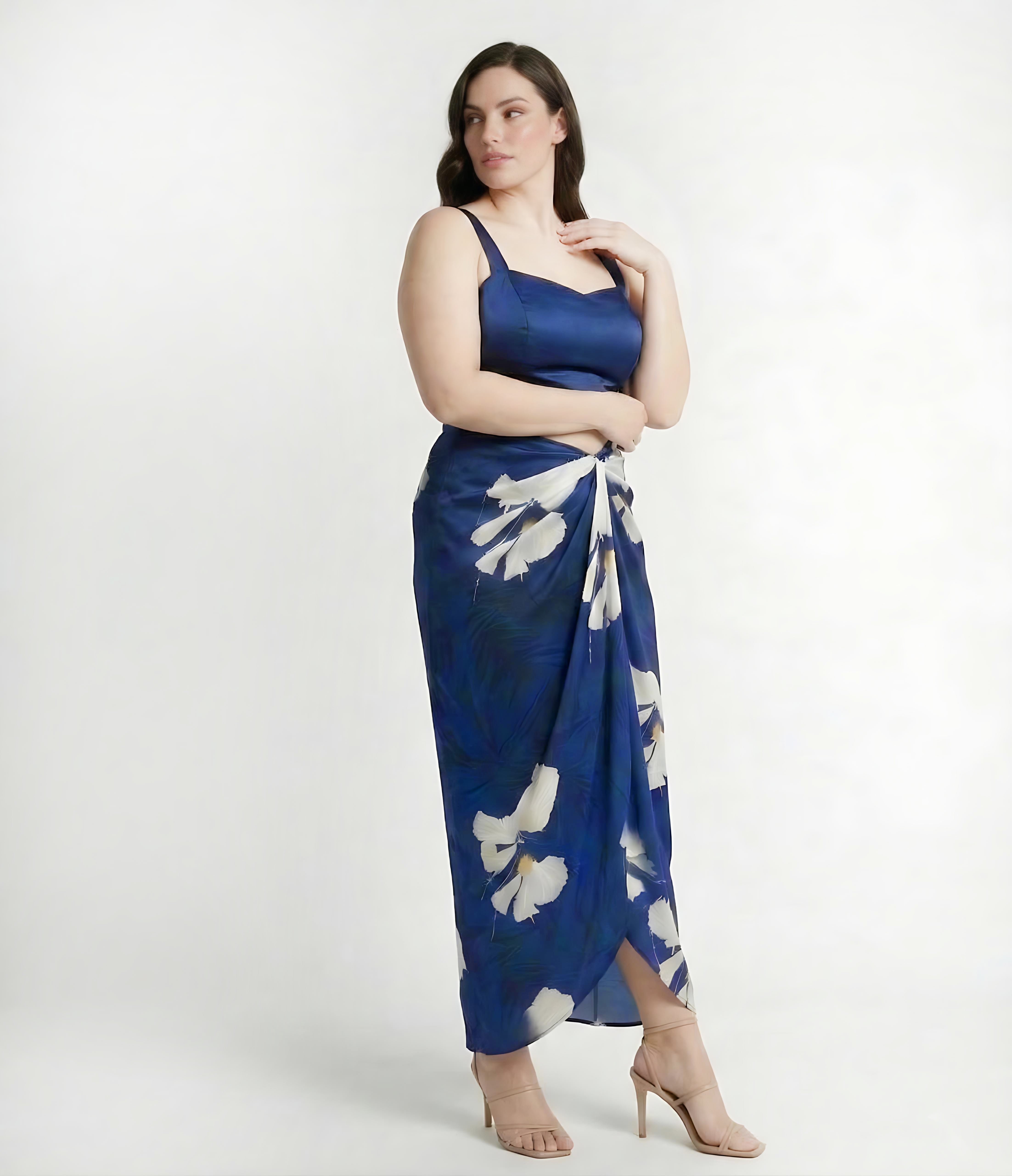 Twilight Floral Knot Co-ord