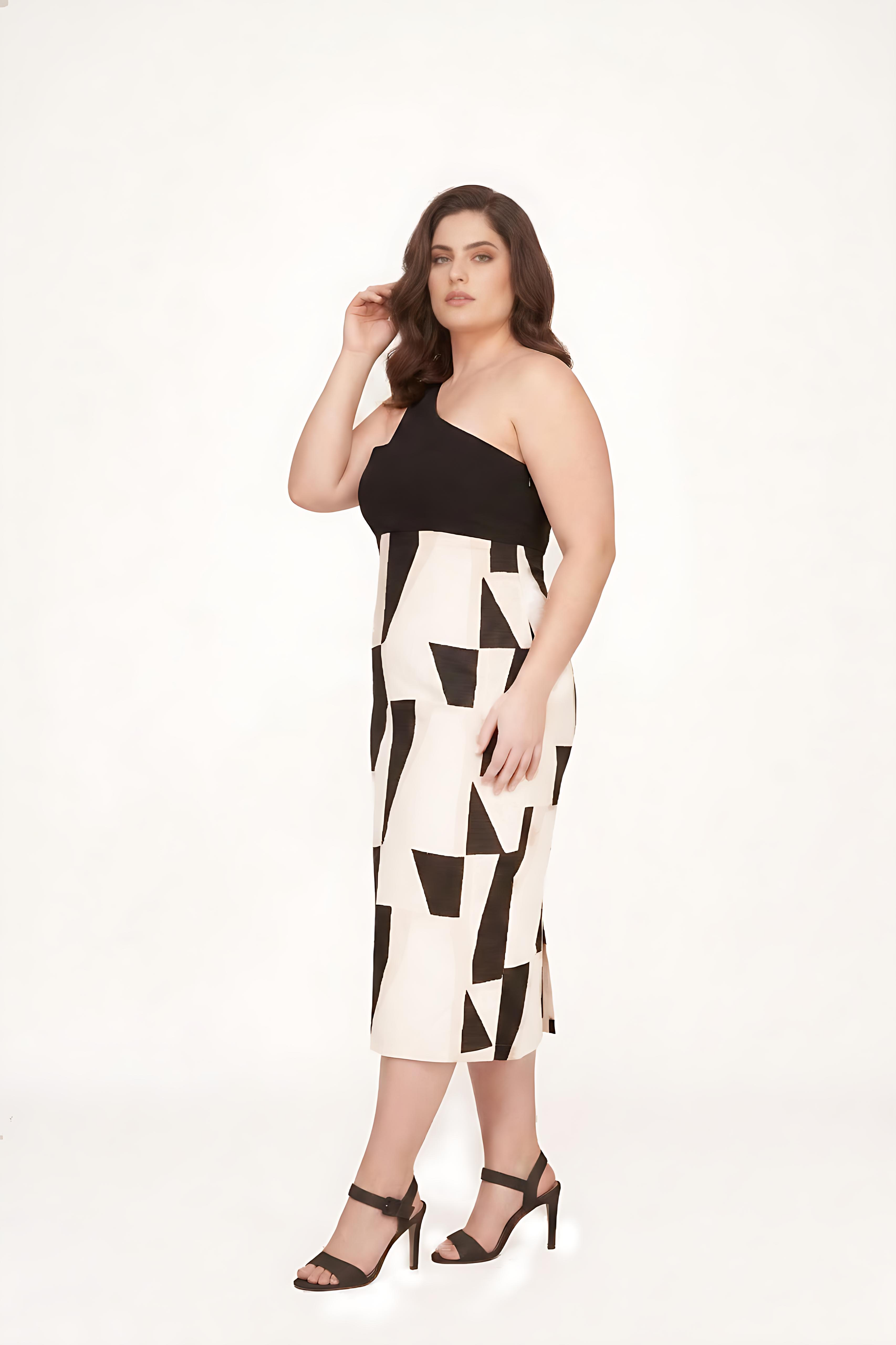 Eternal Chic Abstract Dress