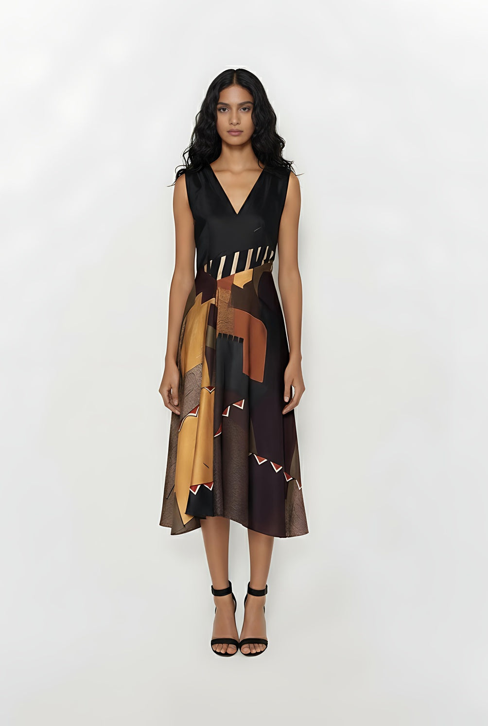 Noir Mosaic Dress