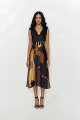 Noir Mosaic Dress