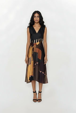 Noir Mosaic Dress