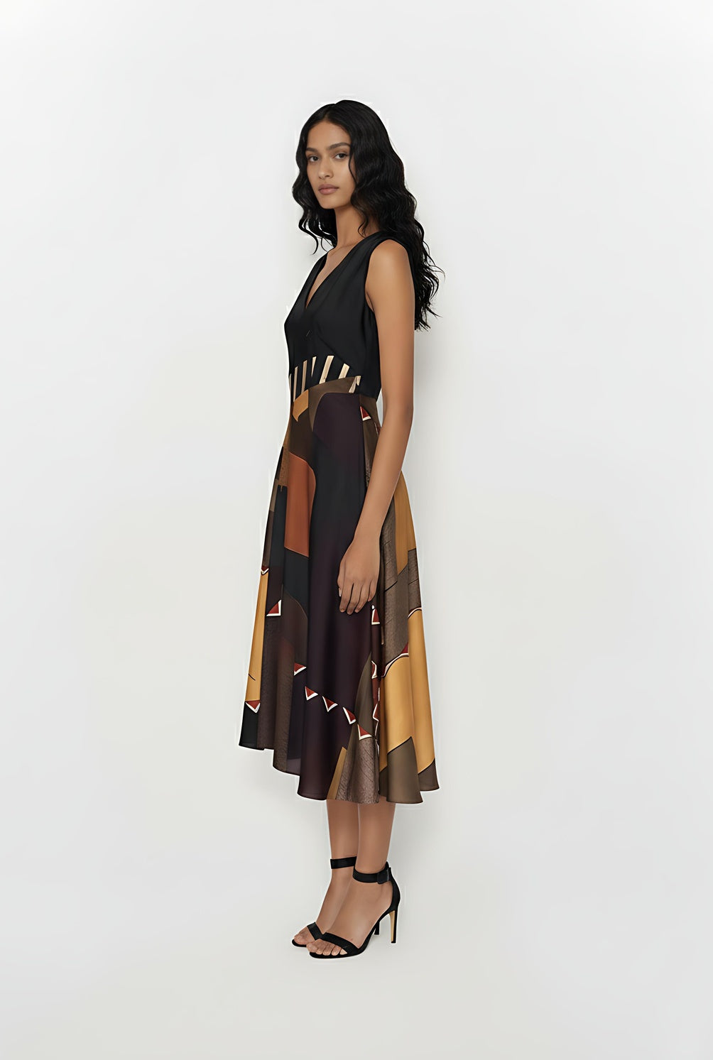 Noir Mosaic Dress