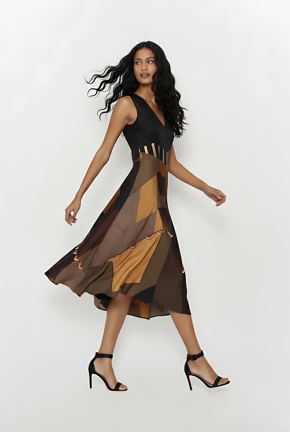 Noir Mosaic Dress