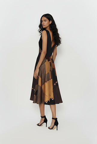 Noir Mosaic Dress