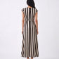 Crimson Élan features a fully covered back with a concealed zipper and a flowing ankle-length skirt.
