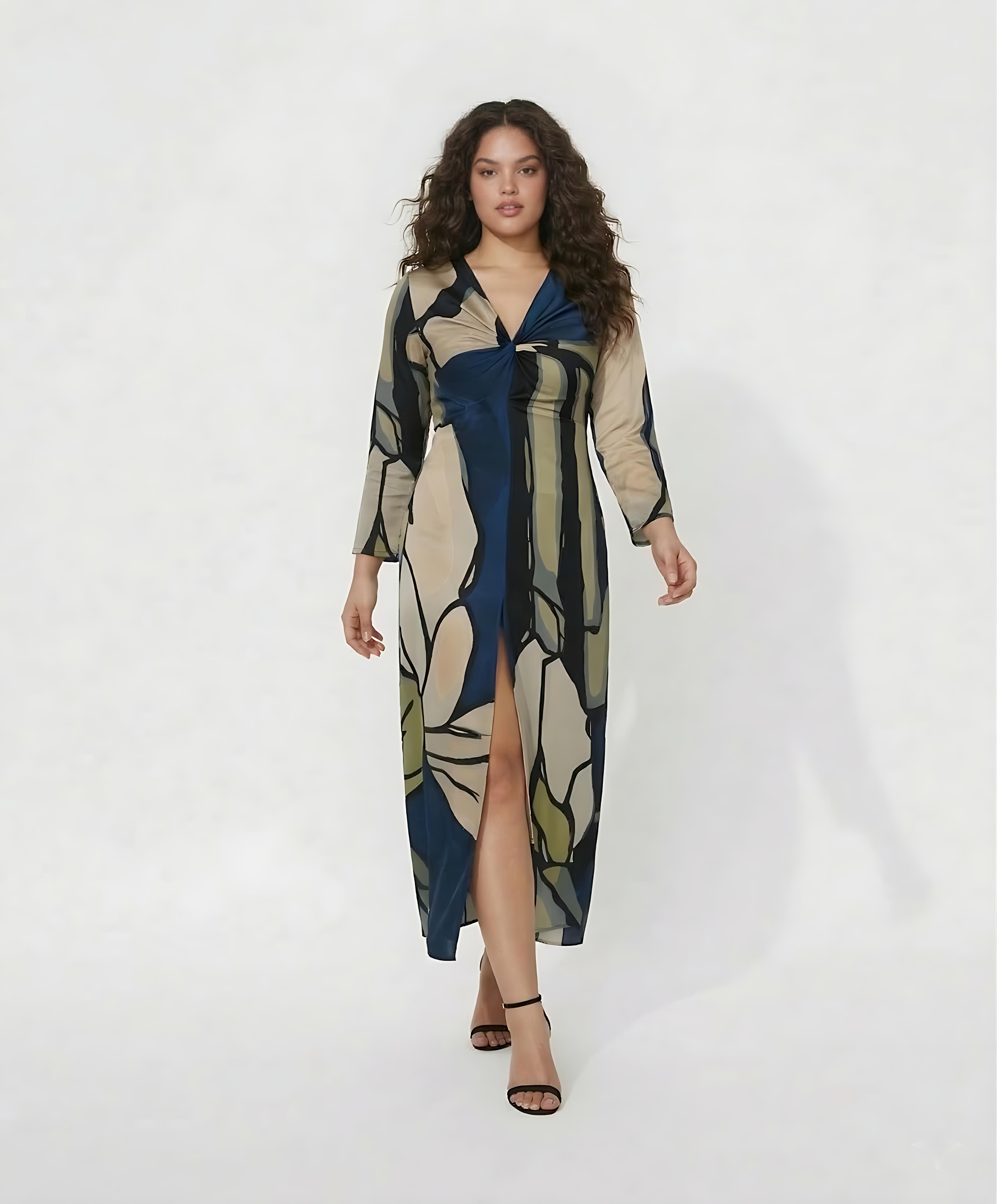 Abstract Elegance Dress