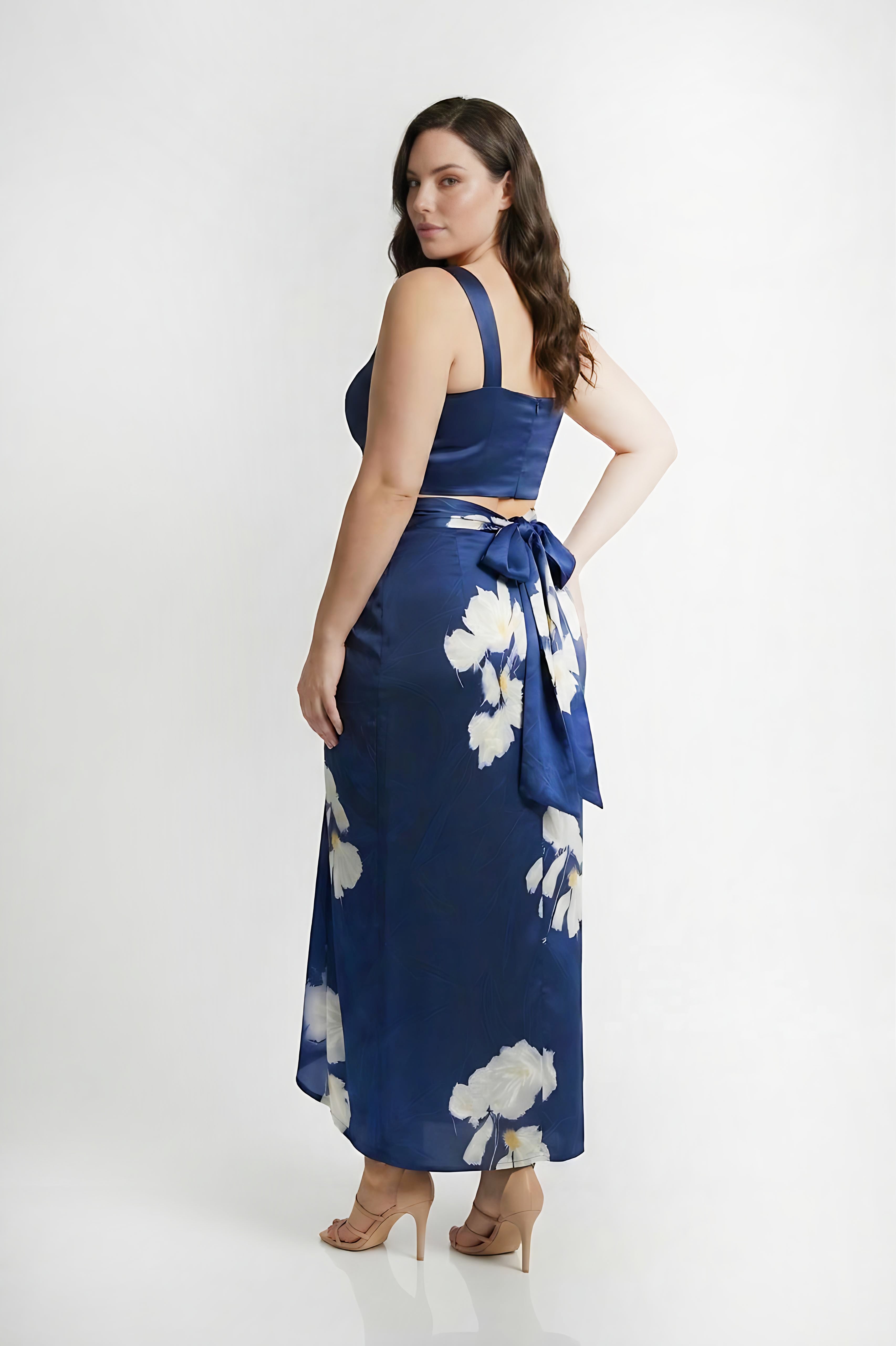 Twilight Floral Knot Co-ord
