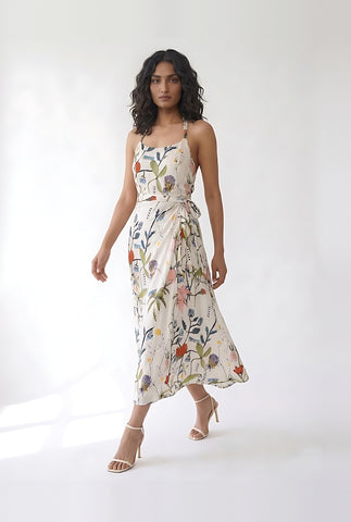 Floral Drift Midi Dress