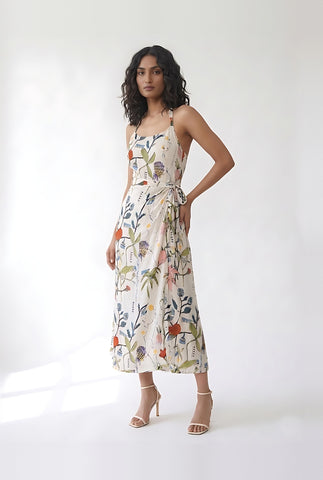 Floral Drift Midi Dress