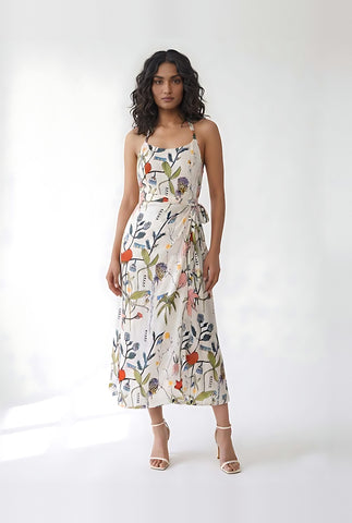 Floral Drift Midi Dress