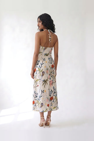 Floral Drift Midi Dress