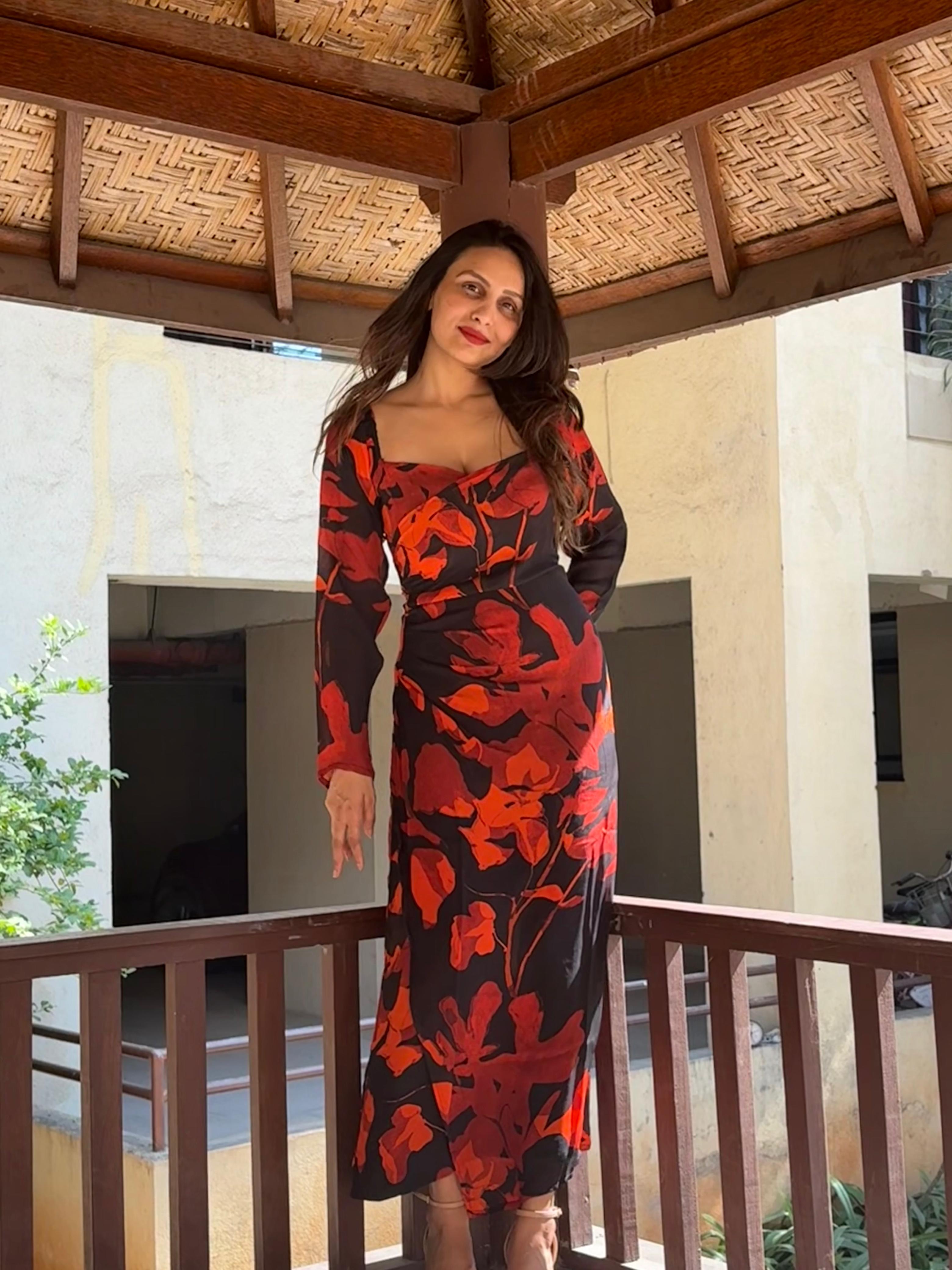 Scarlet Petal Elegance