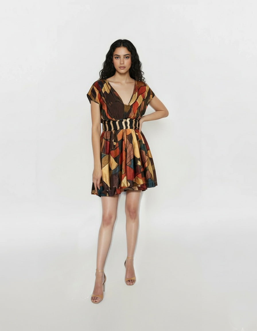 Rustic Mirage Chinon Dress