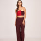 Crimson Mocha Elegance Co-Ord Set