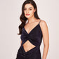 Azure Allure Ankle-Length Dress