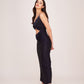 Azure Allure Ankle-Length Dress
